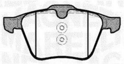 MAGNETI MARELLI 363916060797 -  Колодки тормозные дисковые, комплект
